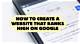 How Google Ranks Your Website: a Comprehensive Guide